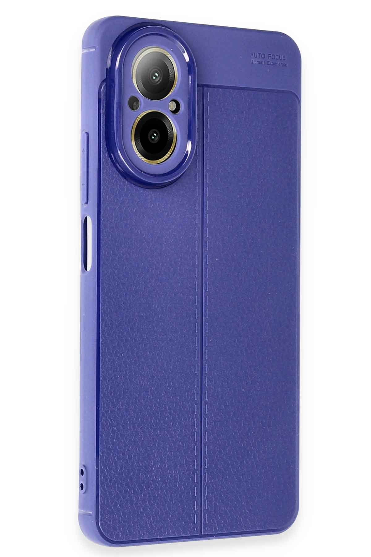 Newface Realme 12 Lite Kılıf Nano içi Kadife Silikon - Mor