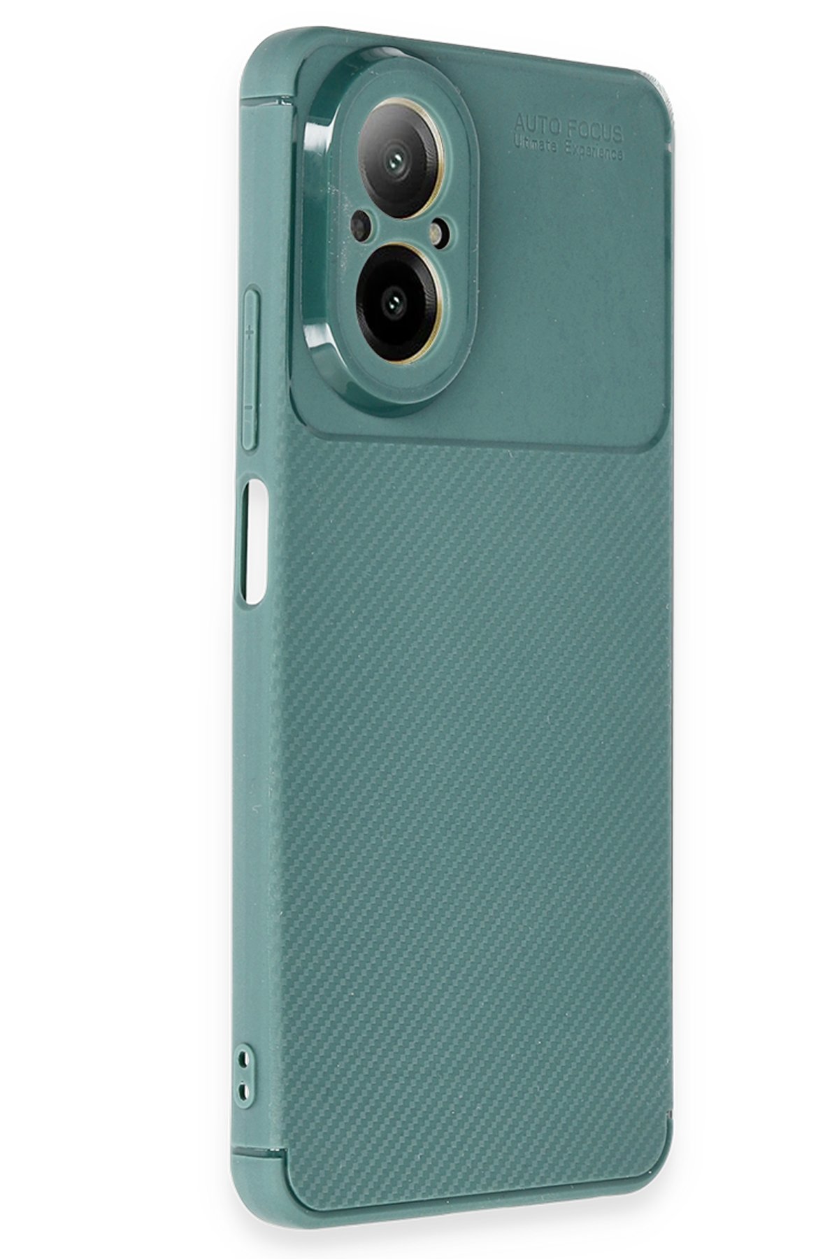 Newface Realme 12 Lite Kılıf Auto Focus Karbon Kapak - Lacivert