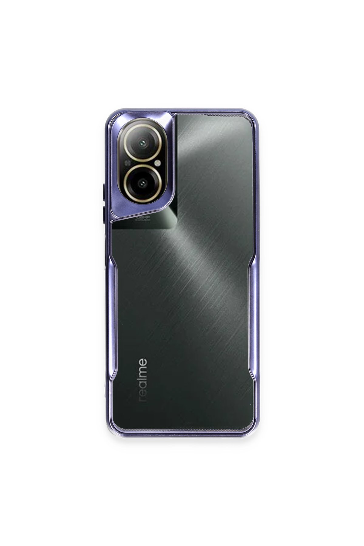 Newface Realme 12 Lite Kılıf Boyi Silikon Kapak - Siyah