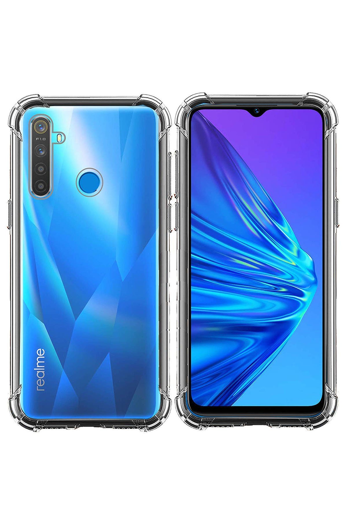 Newface Realme 5i Kılıf Trend S Plus Kapaklı Kılıf - Siyah