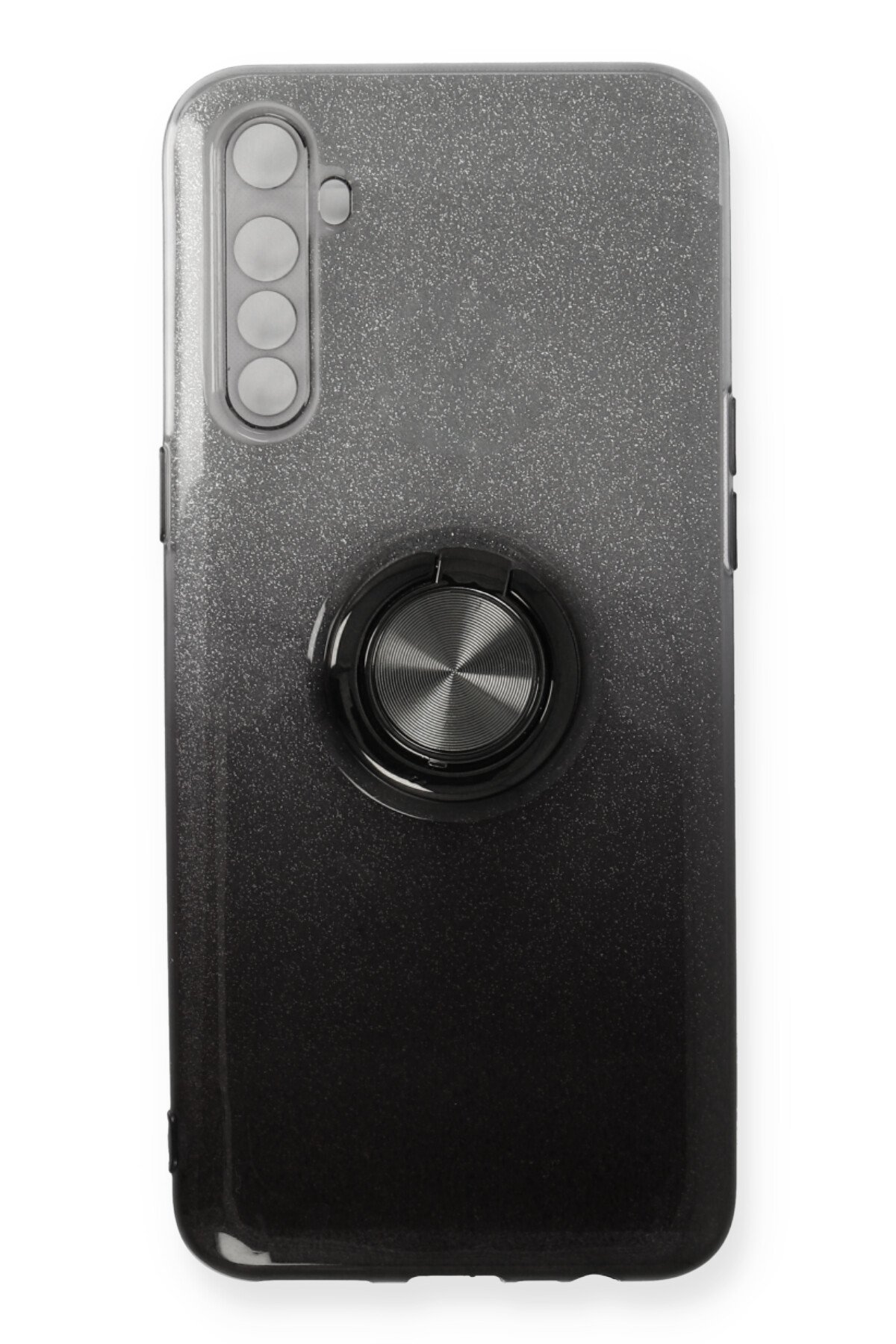 Newface Realme 6 Kılıf Gros Yüzüklü Silikon - Kırmızı