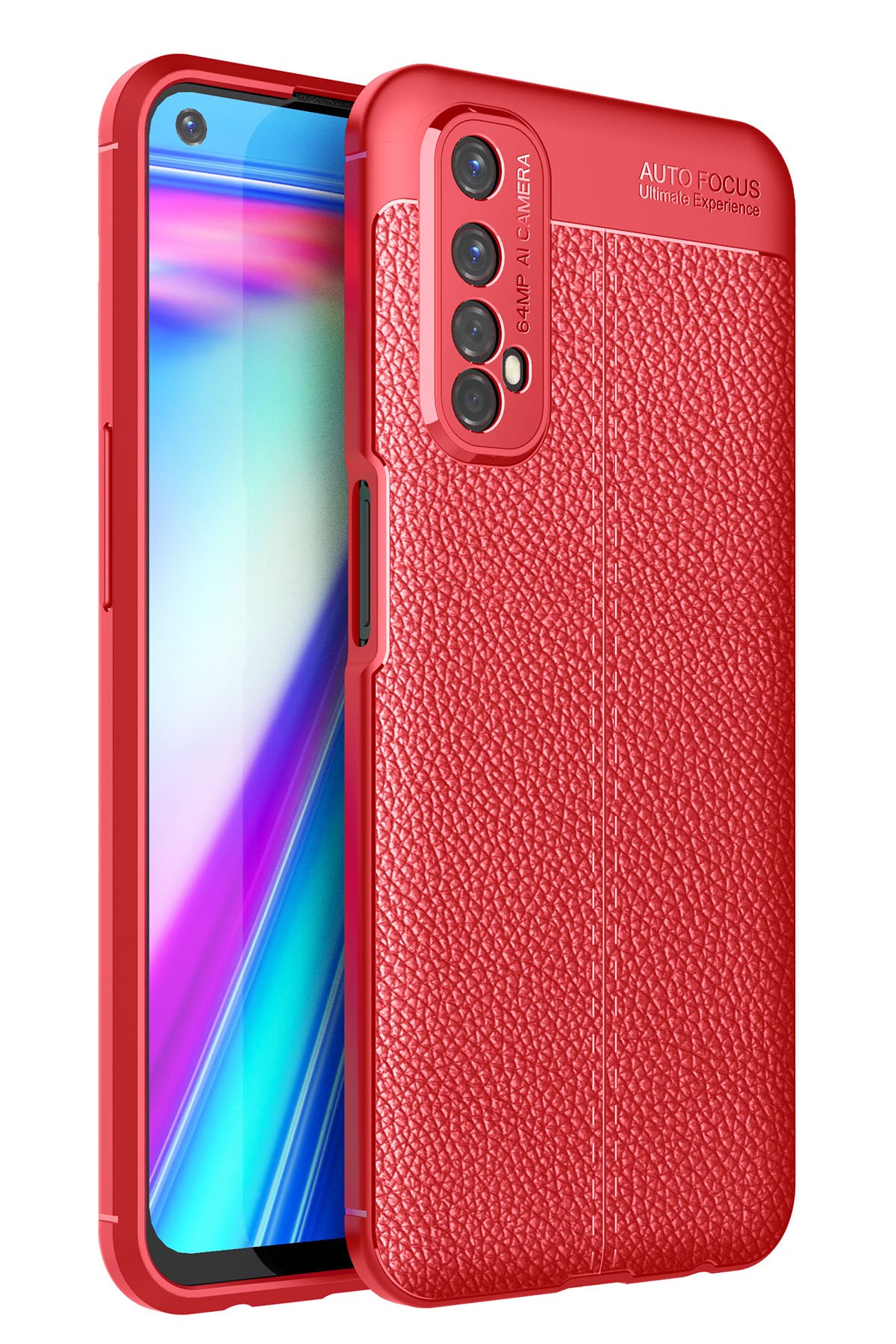 Newface Realme 7 Kılıf First Silikon - Yeşil