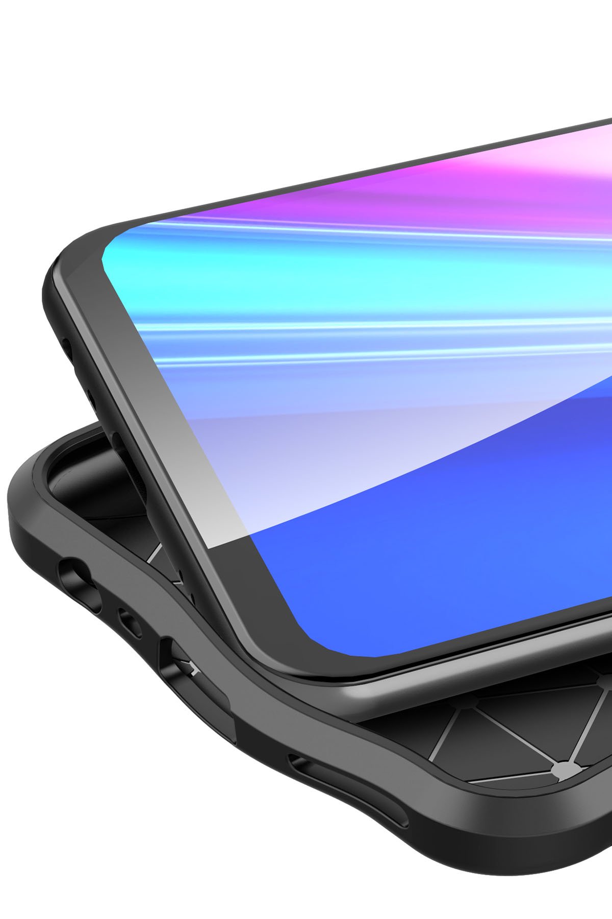 Newface Realme 7 Kılıf First Silikon - Yeşil