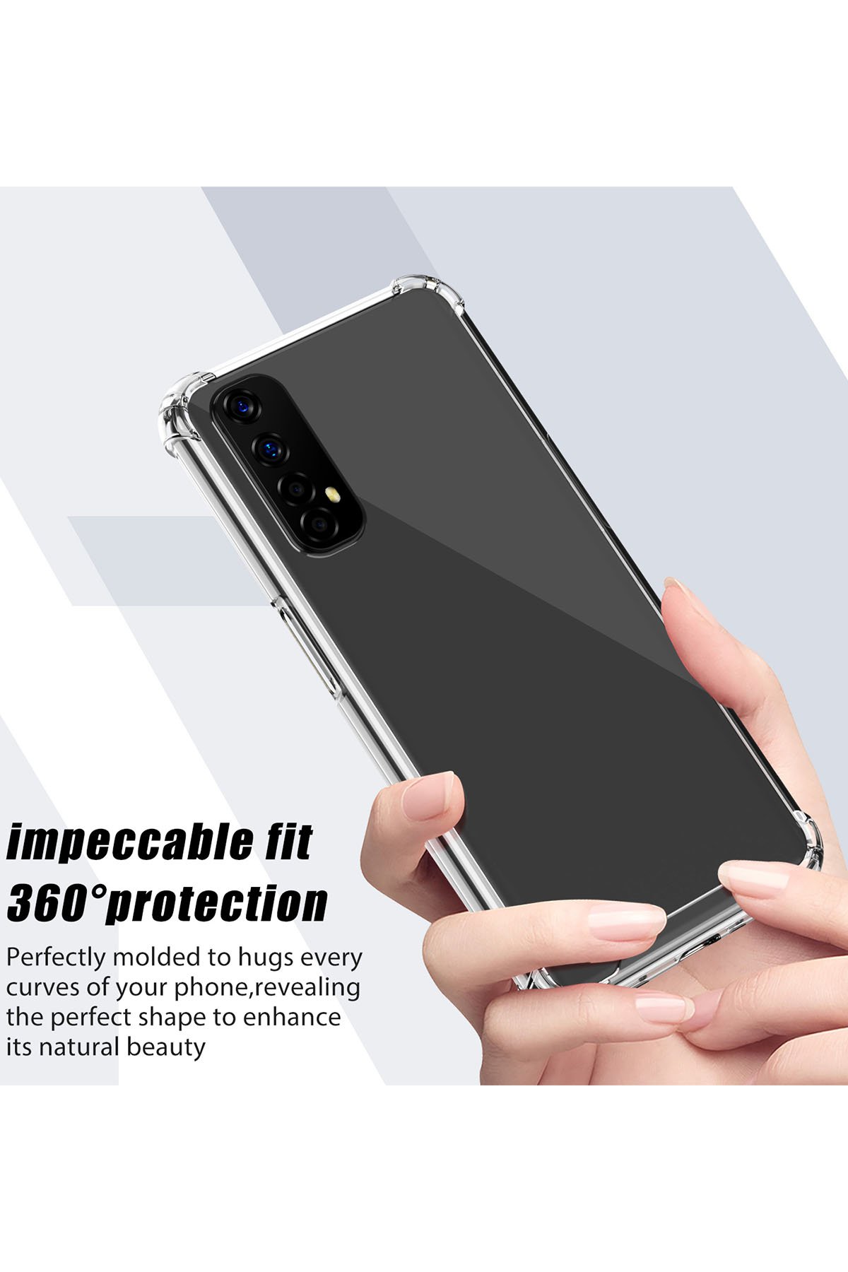 Newface Realme 7 Kılıf Nano içi Kadife Silikon - Kiremit