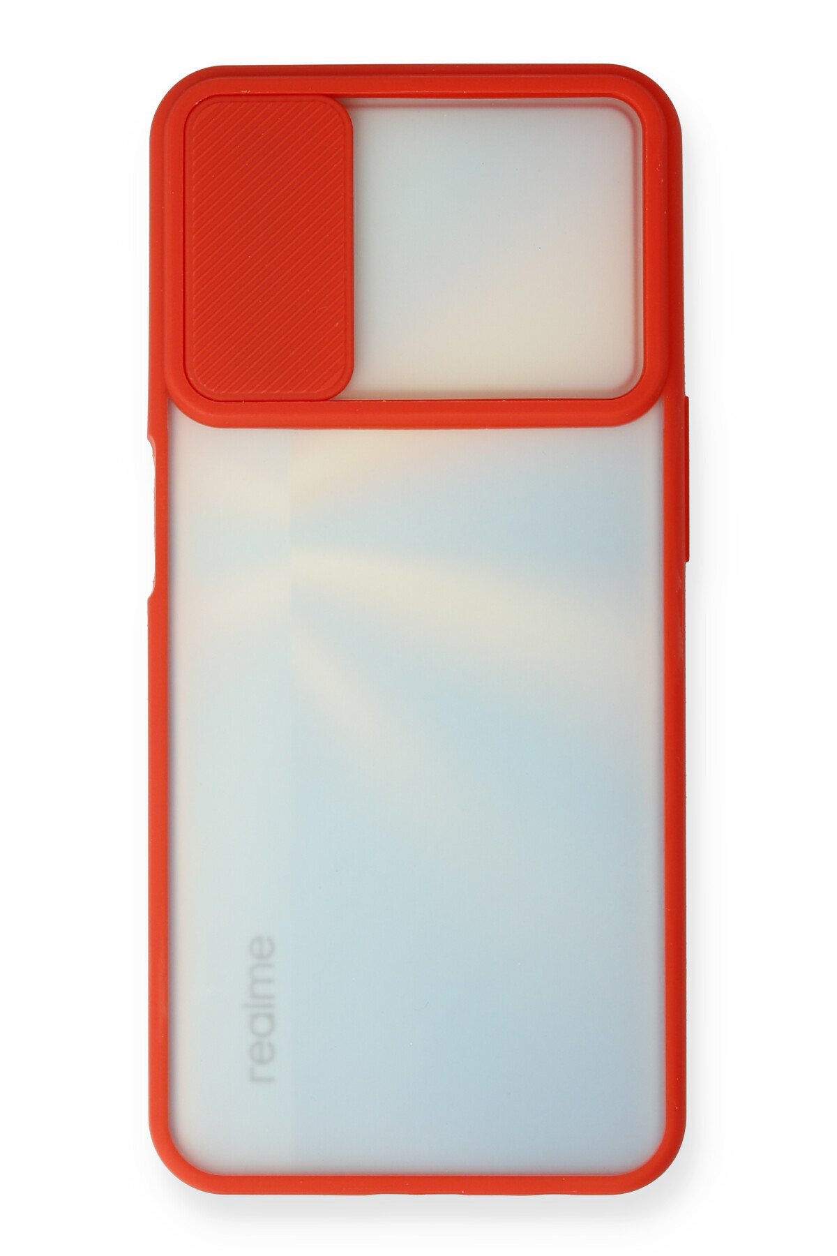 Newface Realme 7 Kılıf Nano içi Kadife Silikon - Kiremit