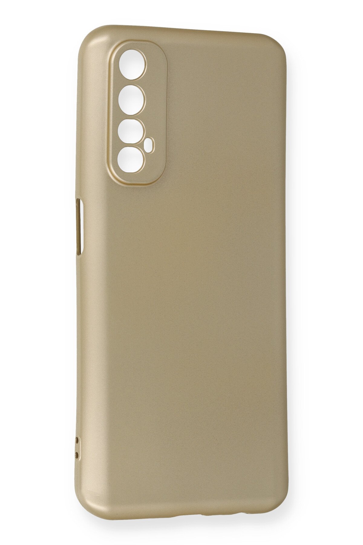 Newface Realme 7 Kılıf Range Yüzüklü Silikon - Siyah-Mavi