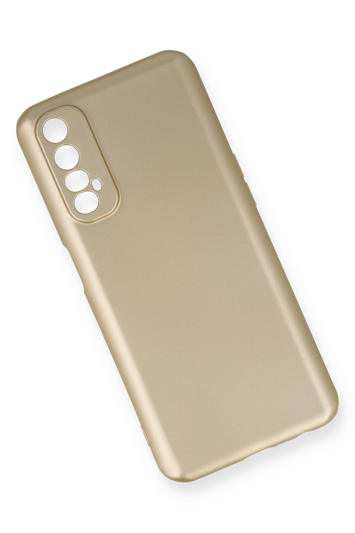 Newface Realme 7 Kılıf Range Yüzüklü Silikon - Siyah-Mavi