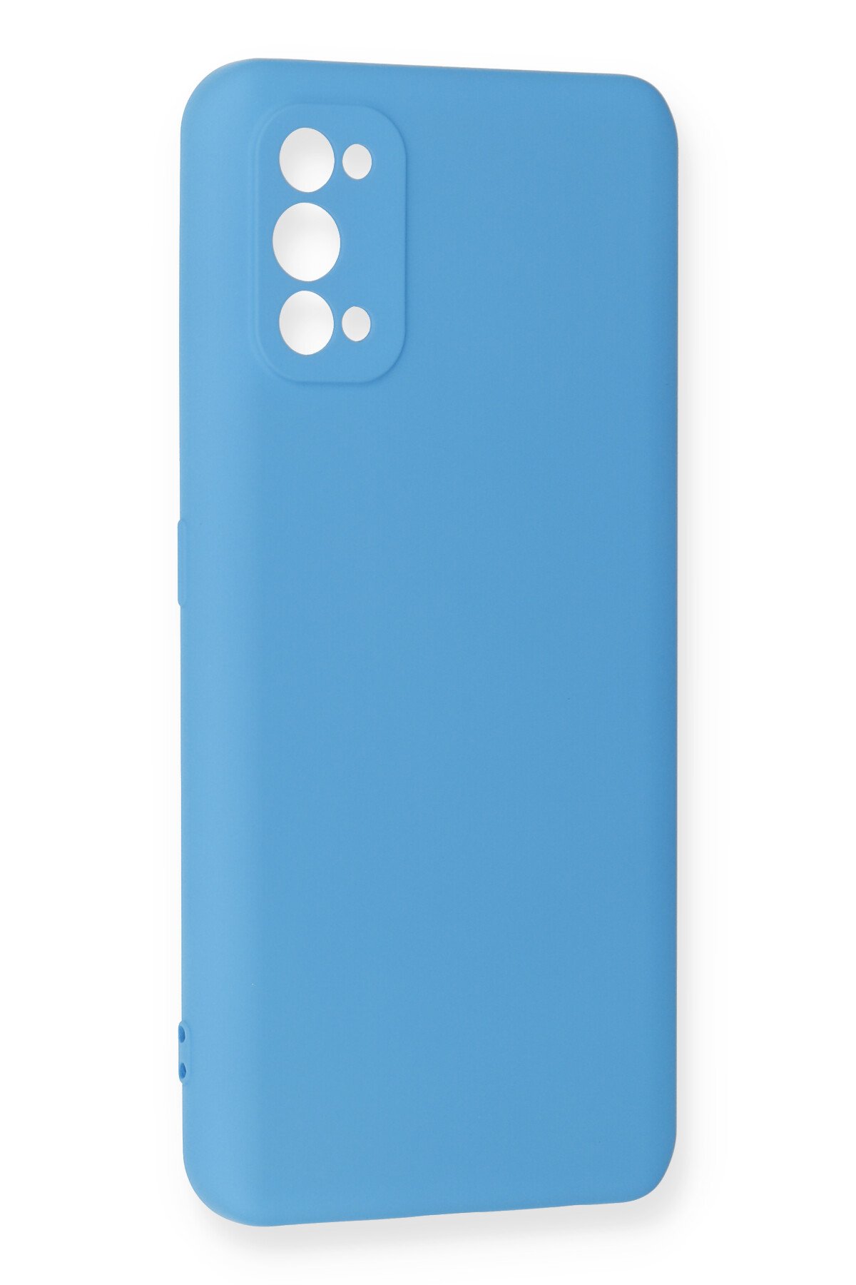 Newface Realme 7 Pro Kılıf Nano içi Kadife Silikon - Mor