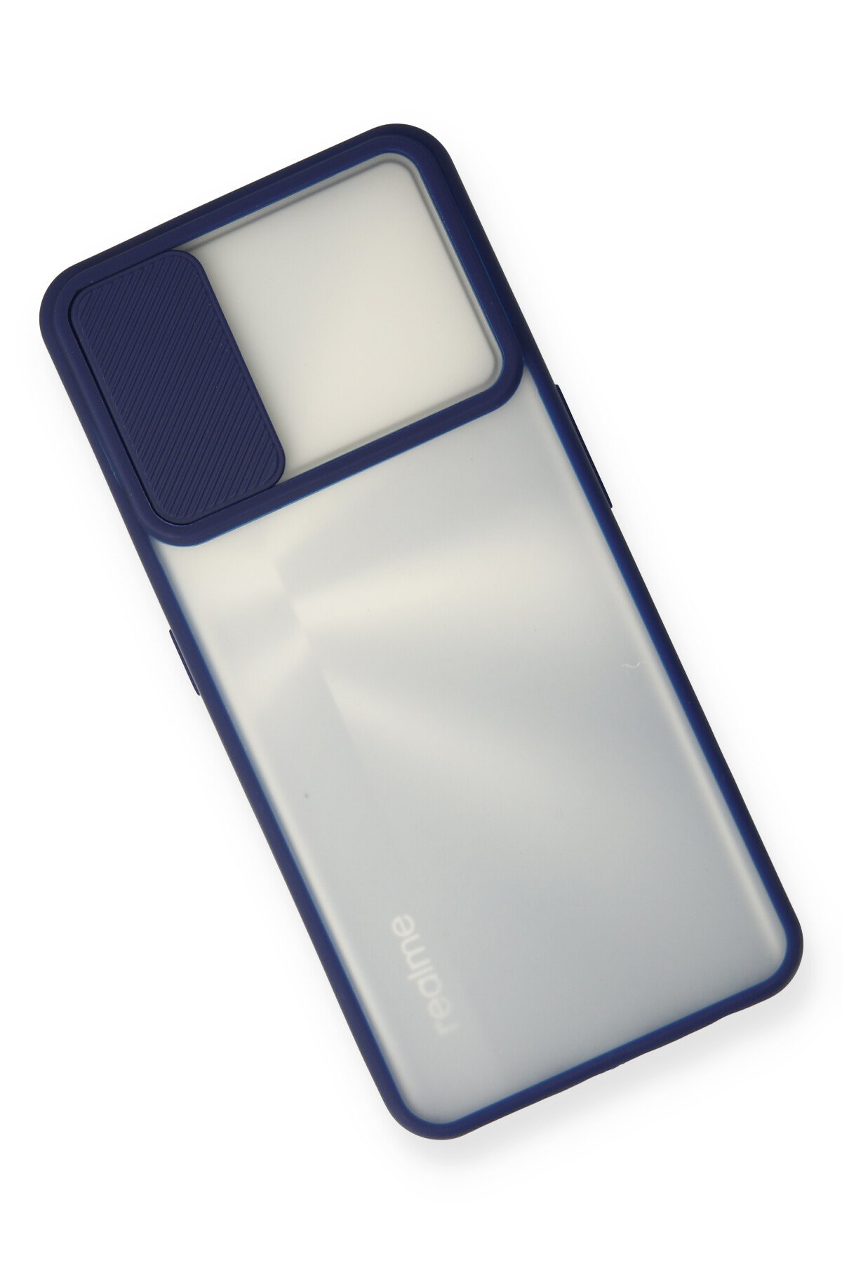 Newface Realme 7 Pro Kılıf Miami Şeffaf Silikon - Gri