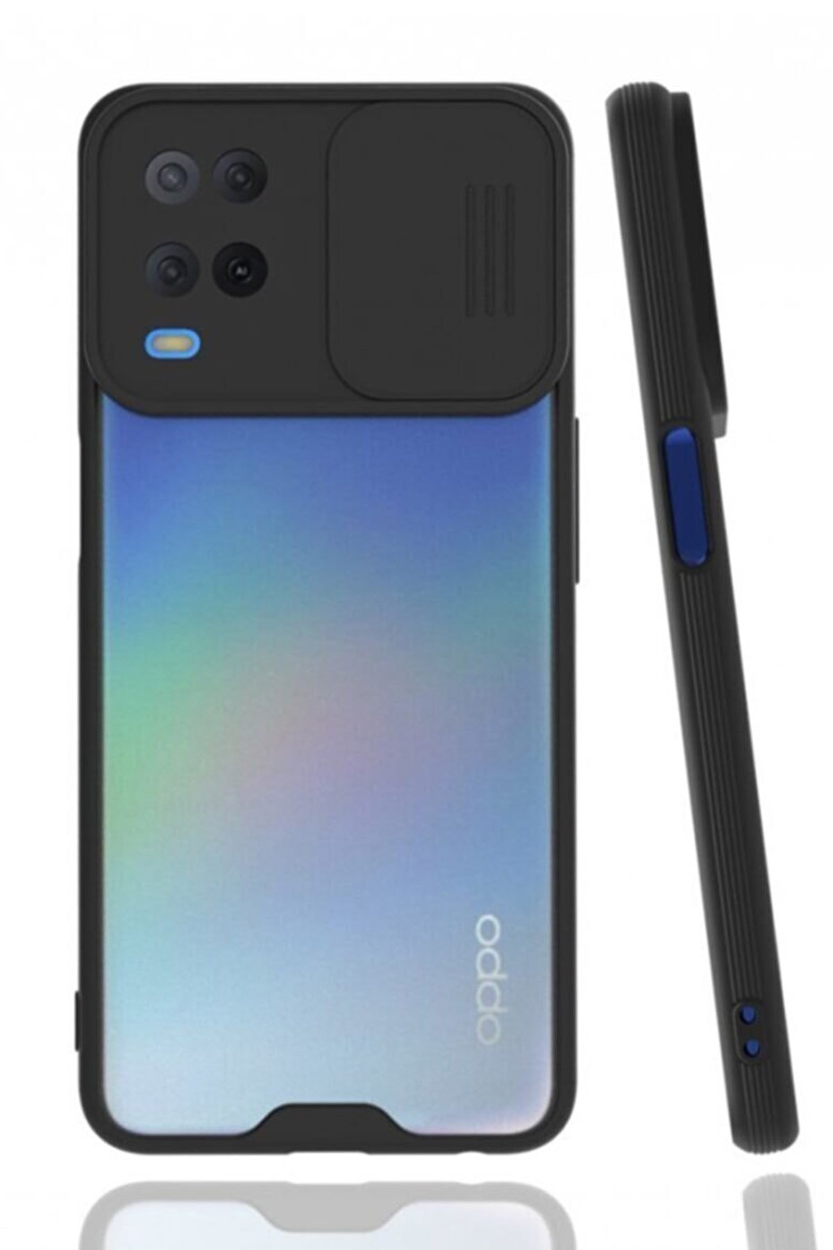 Newface Realme 8 Kılıf Pars Lens Yüzüklü Silikon - Yeşil