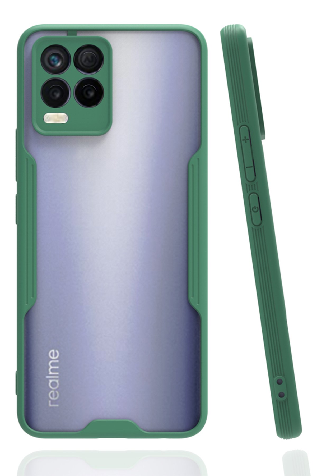 Newface Realme 8 Kılıf Platin Kamera Koruma Silikon - Sarı