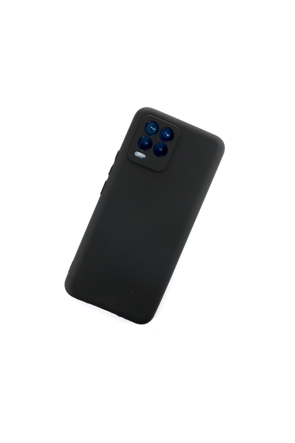 Newface Realme 8 Pro Kılıf Loop Deri Silikon - Siyah