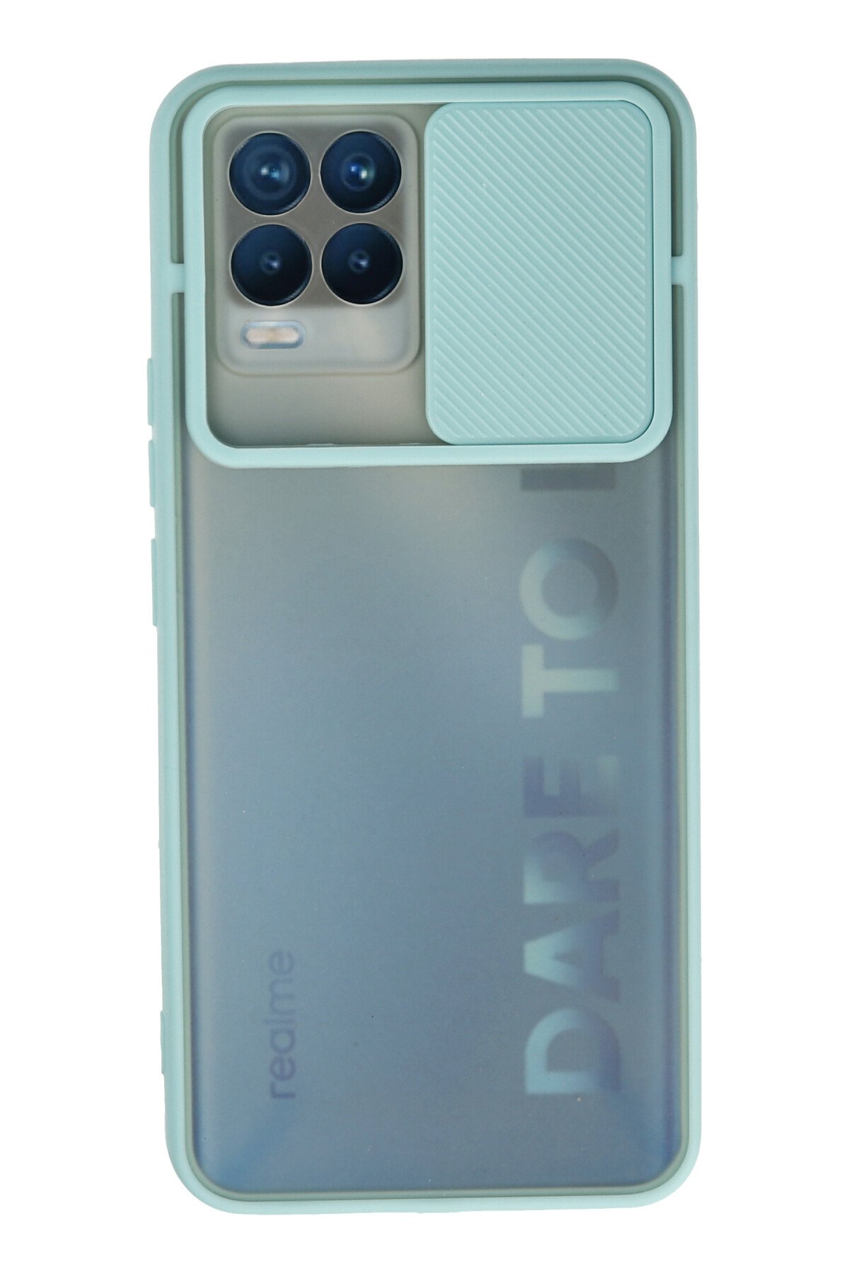 Newface Realme 8 Pro Kılıf Platin Kamera Koruma Silikon - Pembe