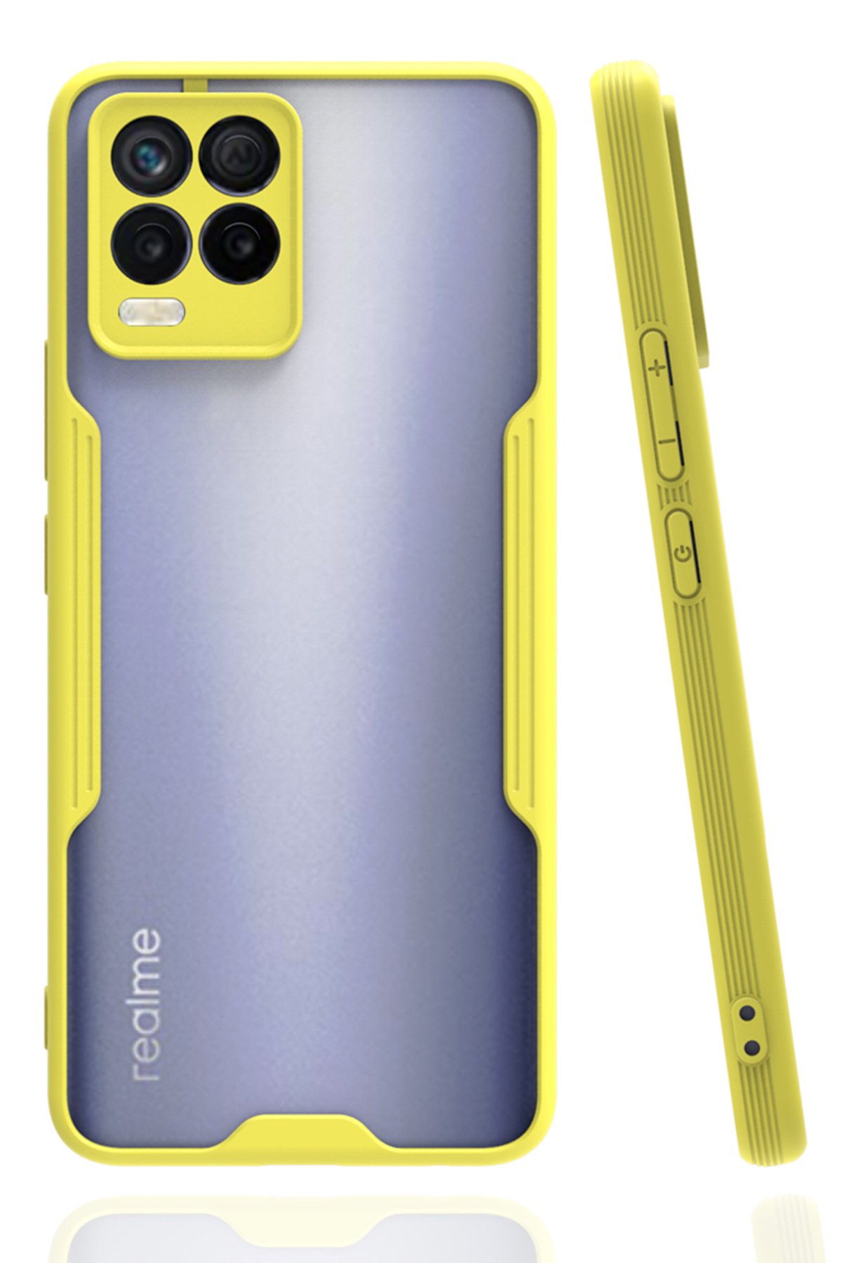 Newface Realme 8 Pro Kılıf Loop Deri Silikon - Yeşil