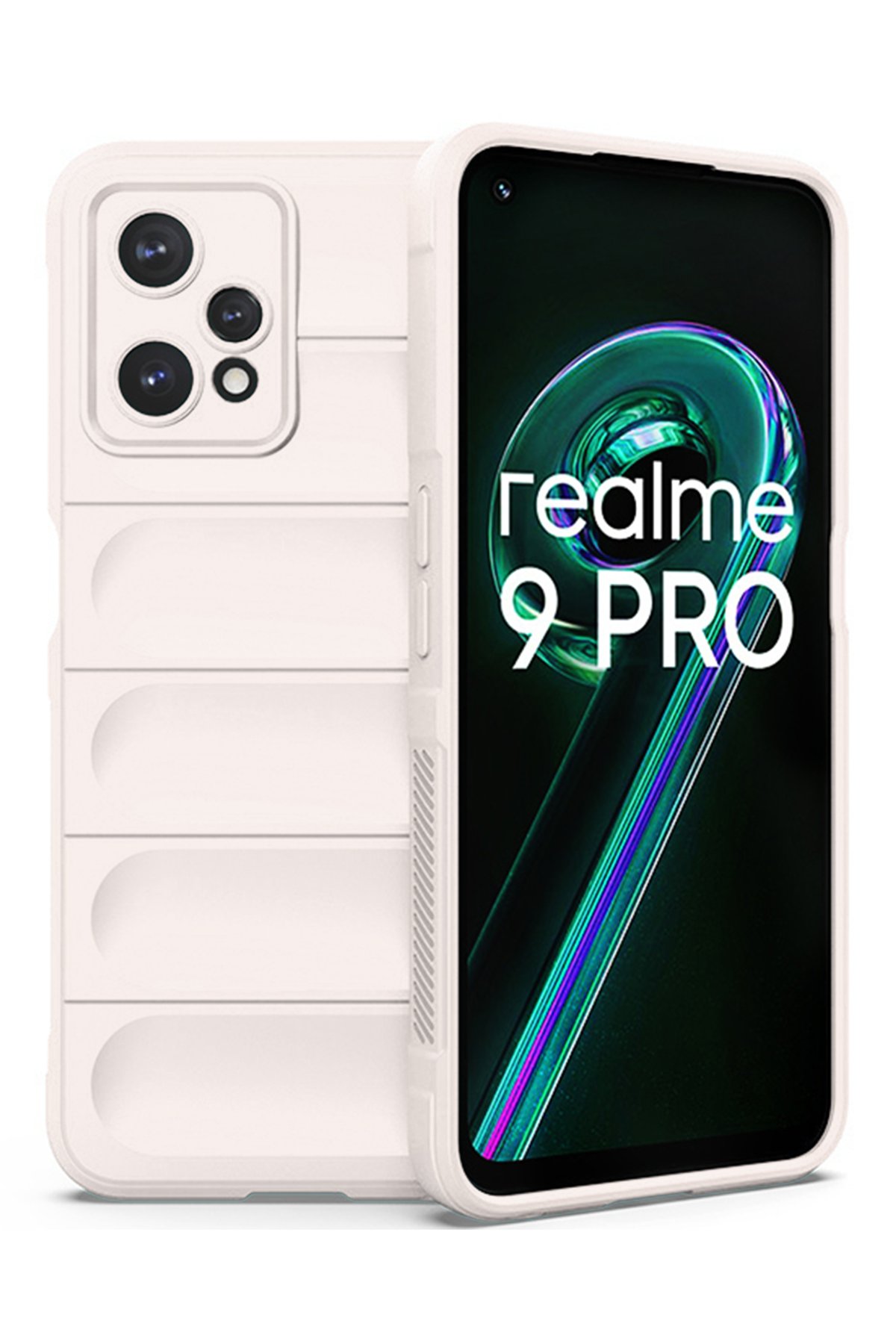 Newface Realme 9 Pro 5G Kılıf Dora Kapak - Pudra
