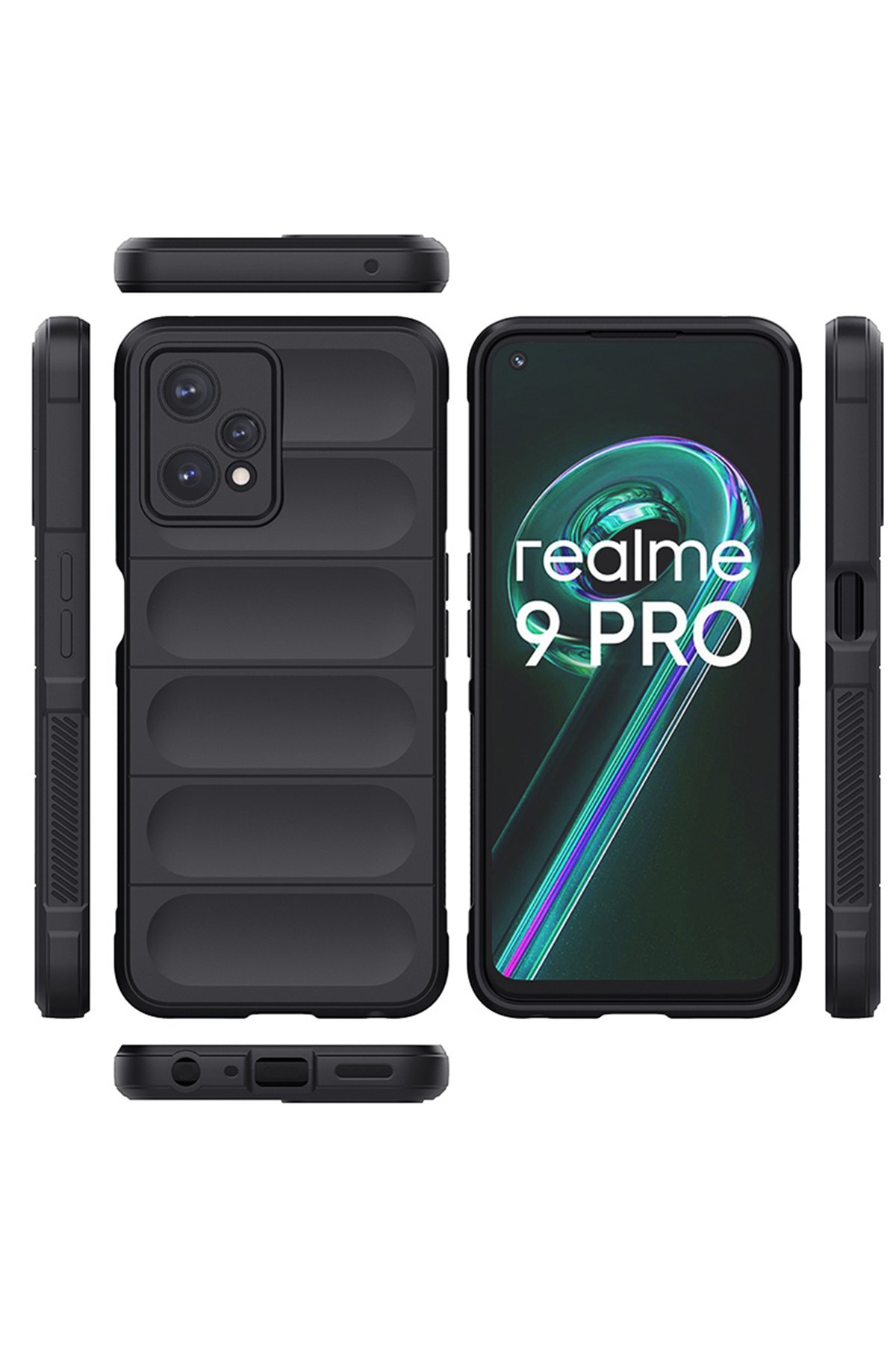 Newface Realme 9 Pro 5G Kılıf Dora Kapak - Pudra
