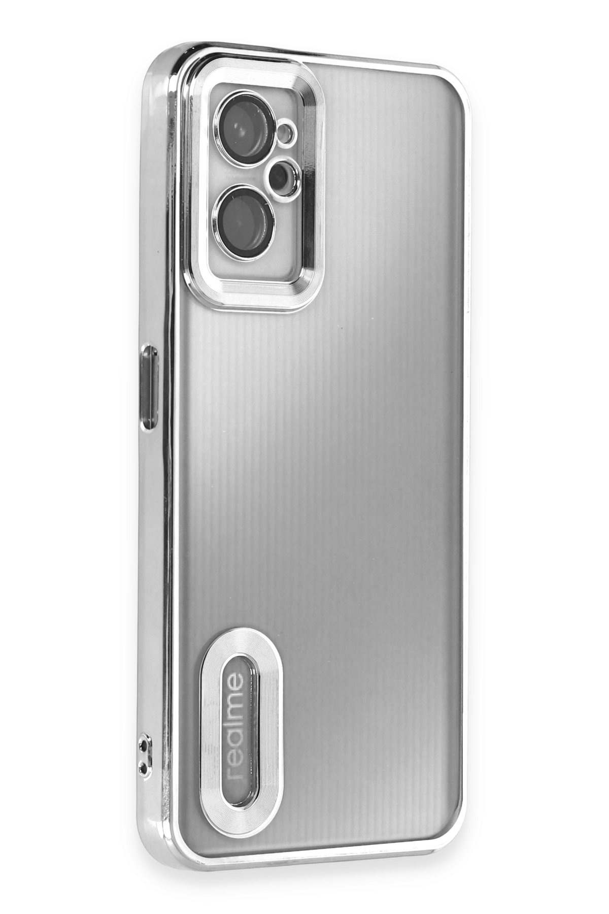 Newface Realme 9i 4G Kılıf Nano içi Kadife Silikon - Lila