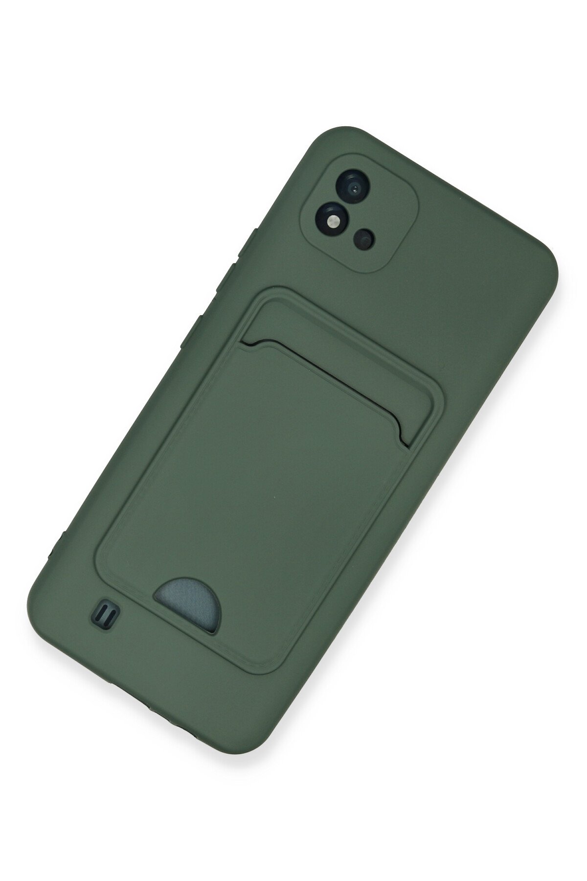 Newface Realme C11 2021 Kılıf Nano içi Kadife Silikon - Kırmızı