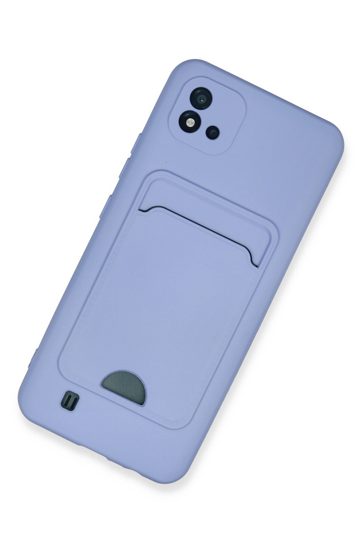 Newface Realme C11 2021 Kılıf Palm Buzlu Kamera Sürgülü Silikon - Sarı