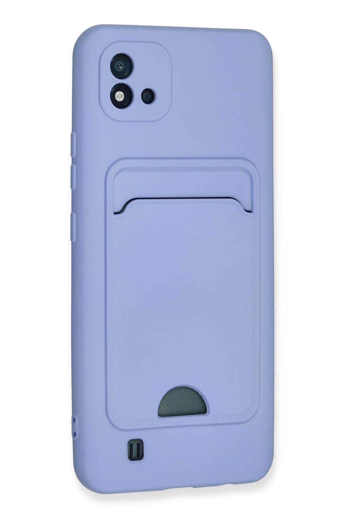 Newface Realme C11 2021 Kılıf Palm Buzlu Kamera Sürgülü Silikon - Sarı