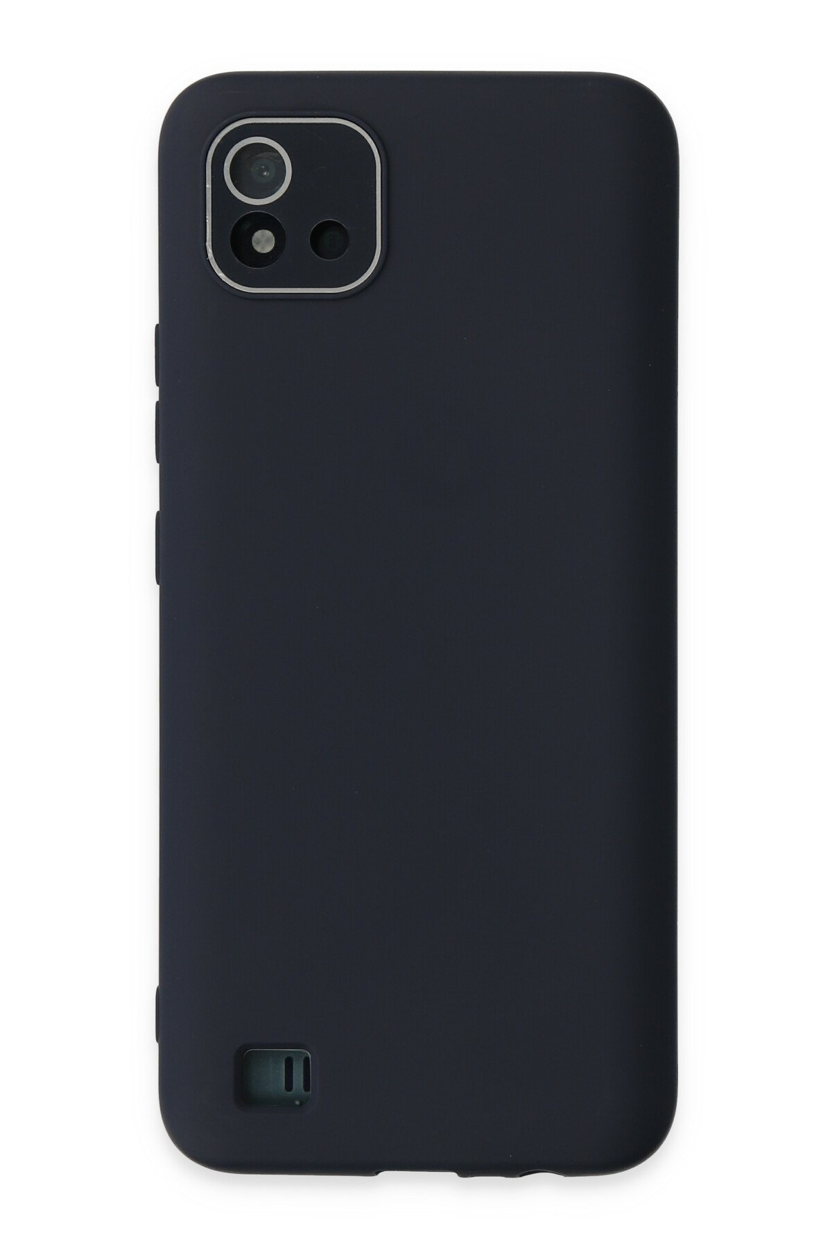 Newface Realme C11 2021 Kılıf Montreal Silikon Kapak - Siyah