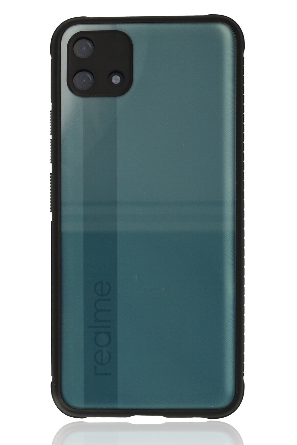 Newface Realme C11 2021 Kılıf Palm Buzlu Kamera Sürgülü Silikon - Turkuaz