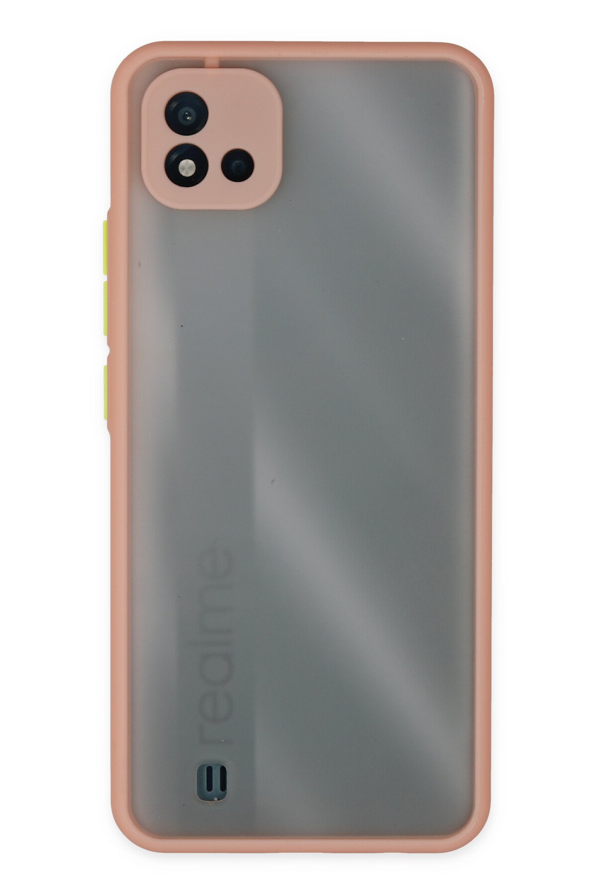 Newface Realme C11 2021 Kılıf Nano içi Kadife Silikon - Mor