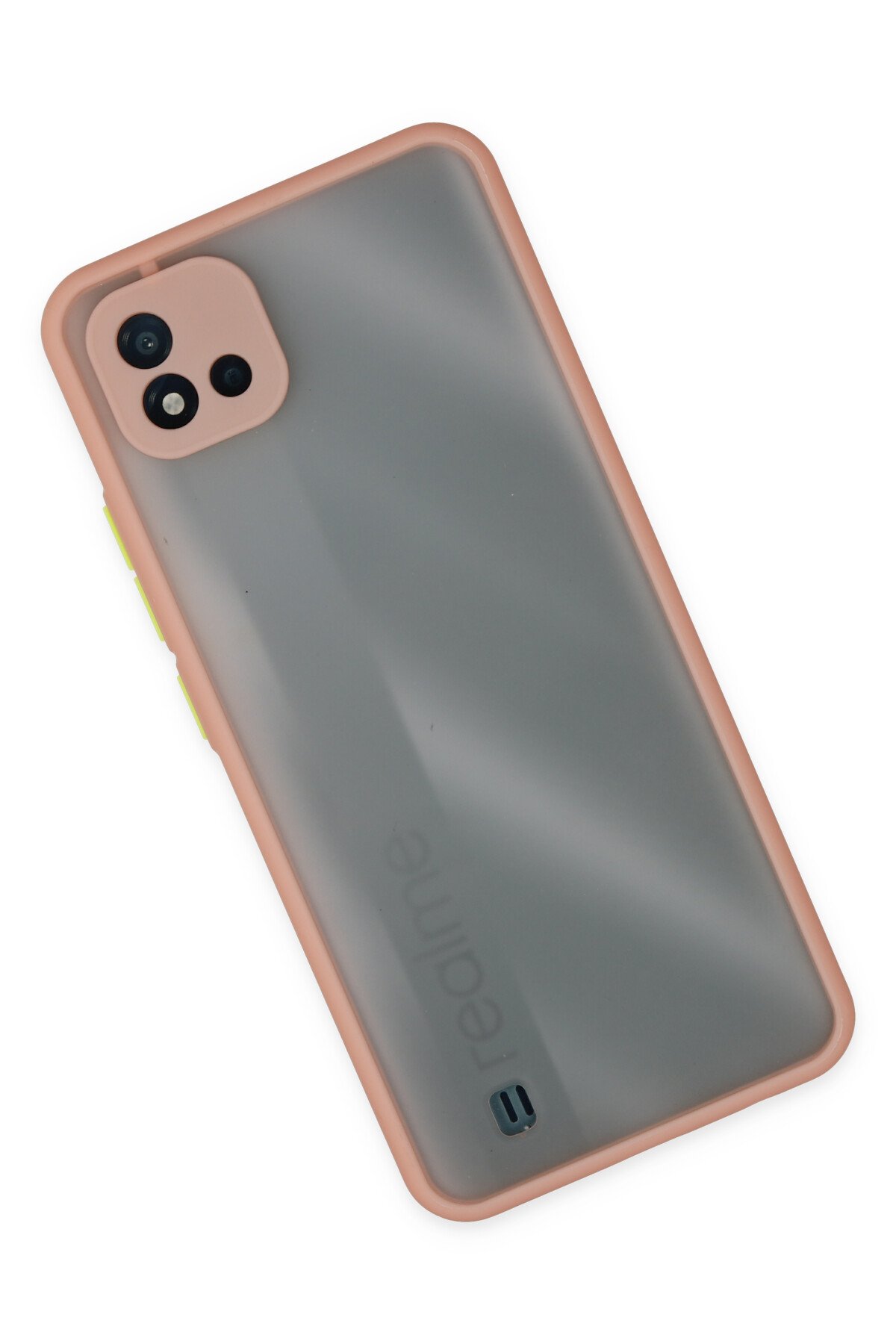 Newface Realme C11 2021 Kılıf Nano içi Kadife Silikon - Mor