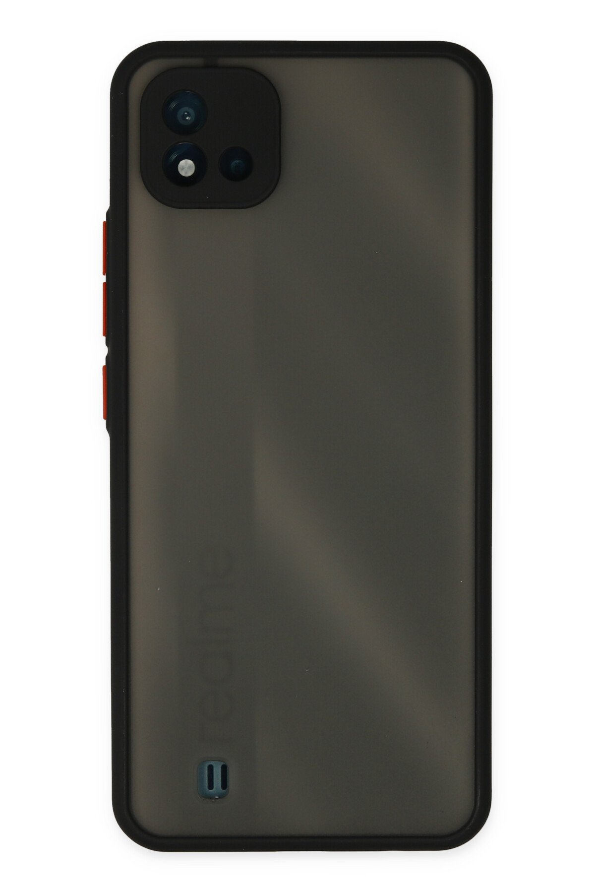 Newface Realme C11 2021 Kılıf Platin Silikon - Siyah