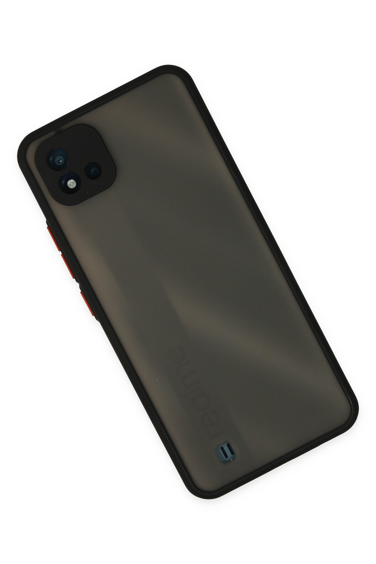 Newface Realme C11 2021 Kılıf Platin Silikon - Siyah