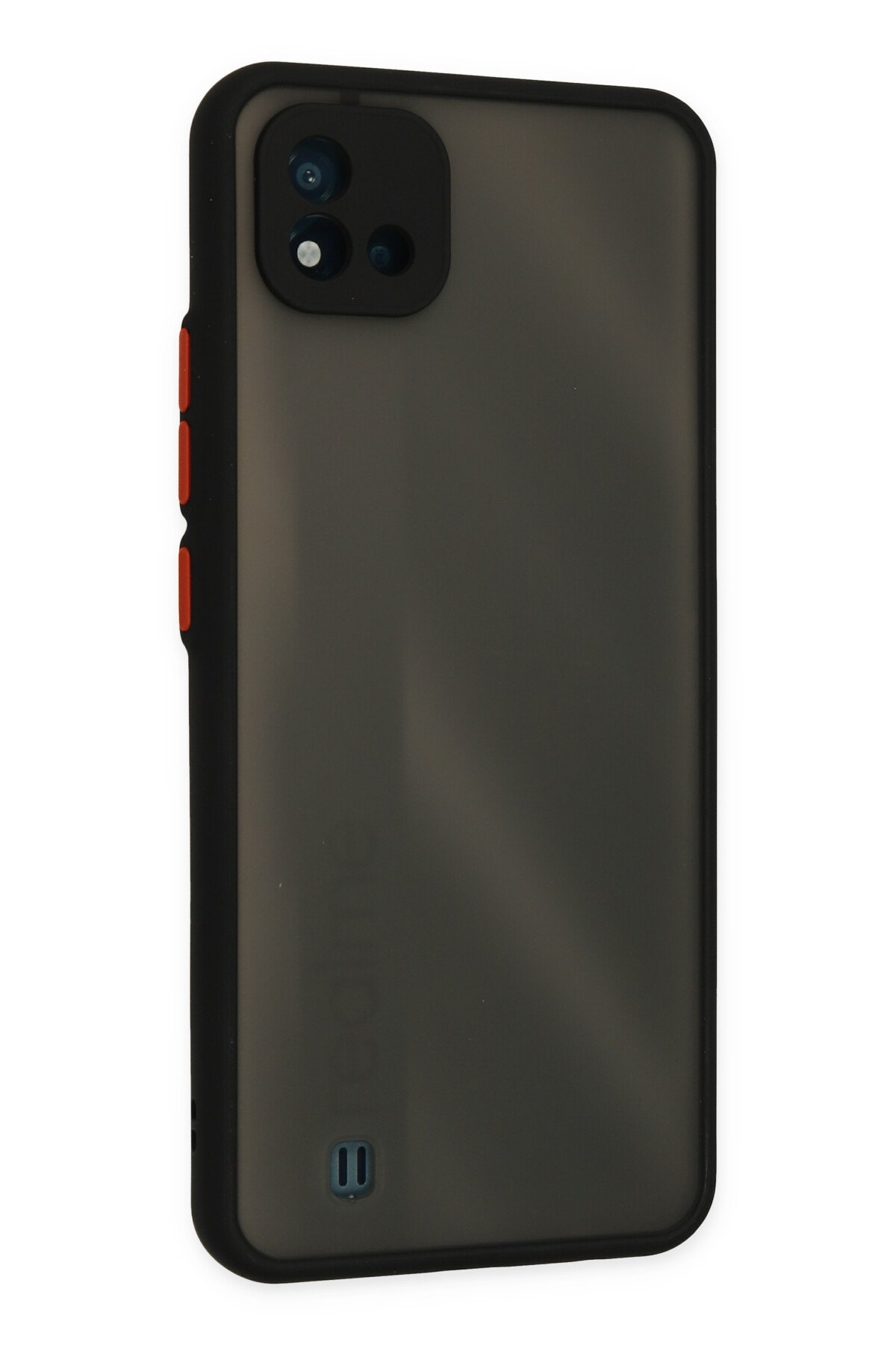 Newface Realme C11 2021 Kılıf Platin Silikon - Siyah