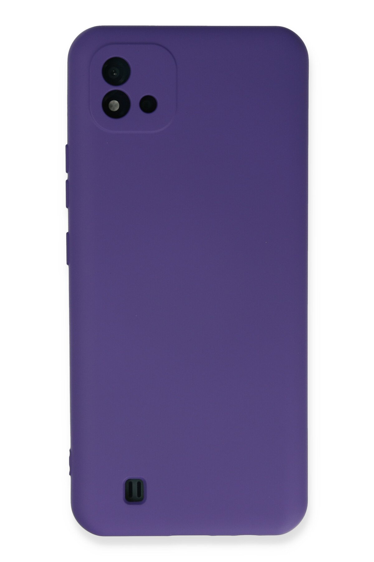 Newface Realme C11 2021 Kılıf Loop Deri Silikon - Lacivert