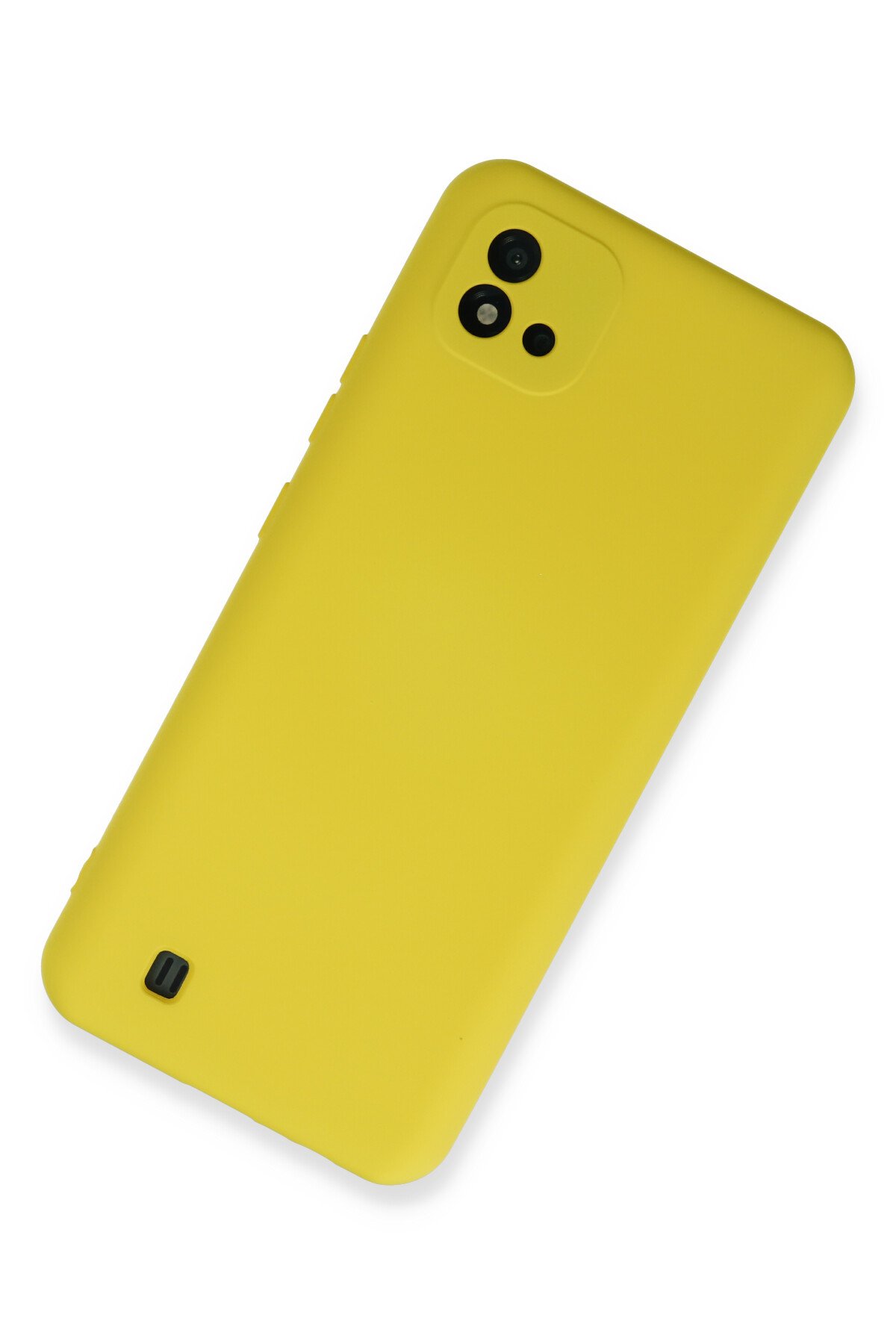 Newface Realme C11 2021 Kılıf Nano içi Kadife Silikon - Mavi