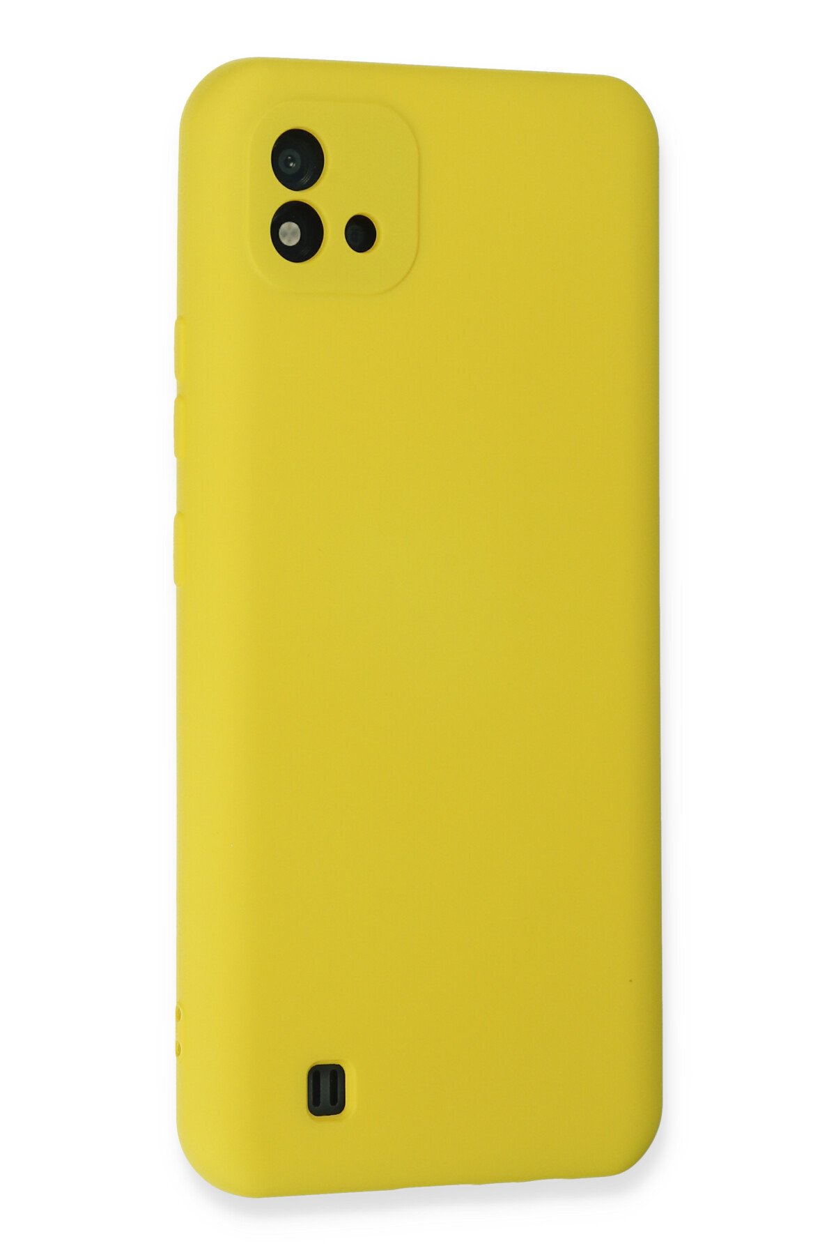 Newface Realme C11 2021 Kılıf Nano içi Kadife Silikon - Mavi