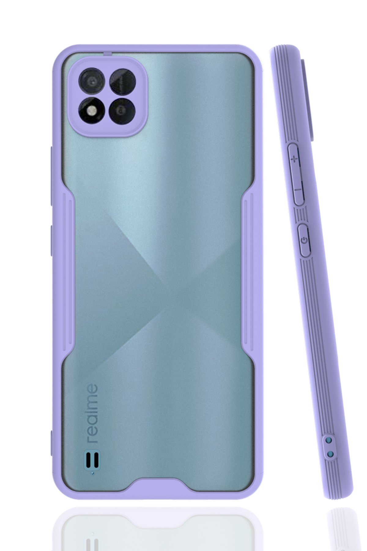 Newface Realme C11 2021 Kılıf Montreal Silikon Kapak - Lacivert