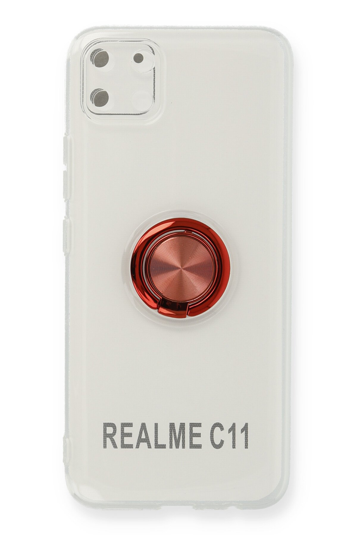 Newface Realme C11 Kılıf Nano içi Kadife  Silikon - Mor