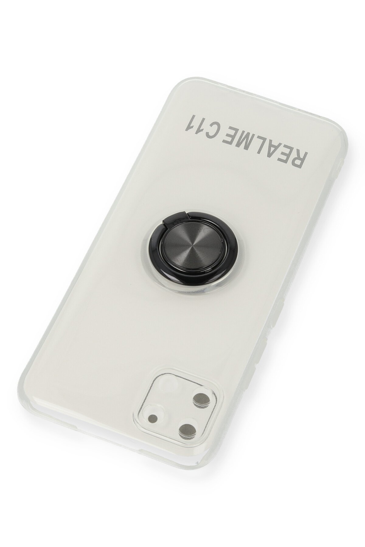 Newface Realme C11 Kılıf Nano içi Kadife Silikon - Mor