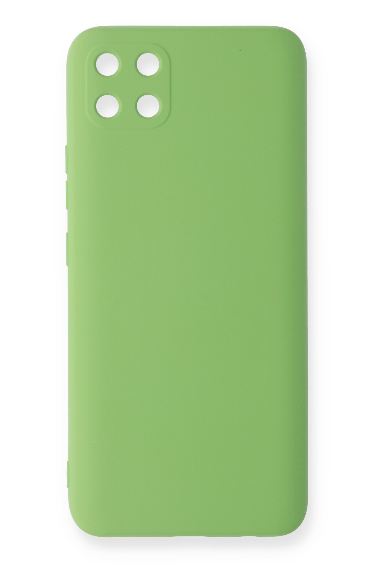 Newface Realme C11 Kılıf Palm Buzlu Kamera Sürgülü Silikon - Yeşil