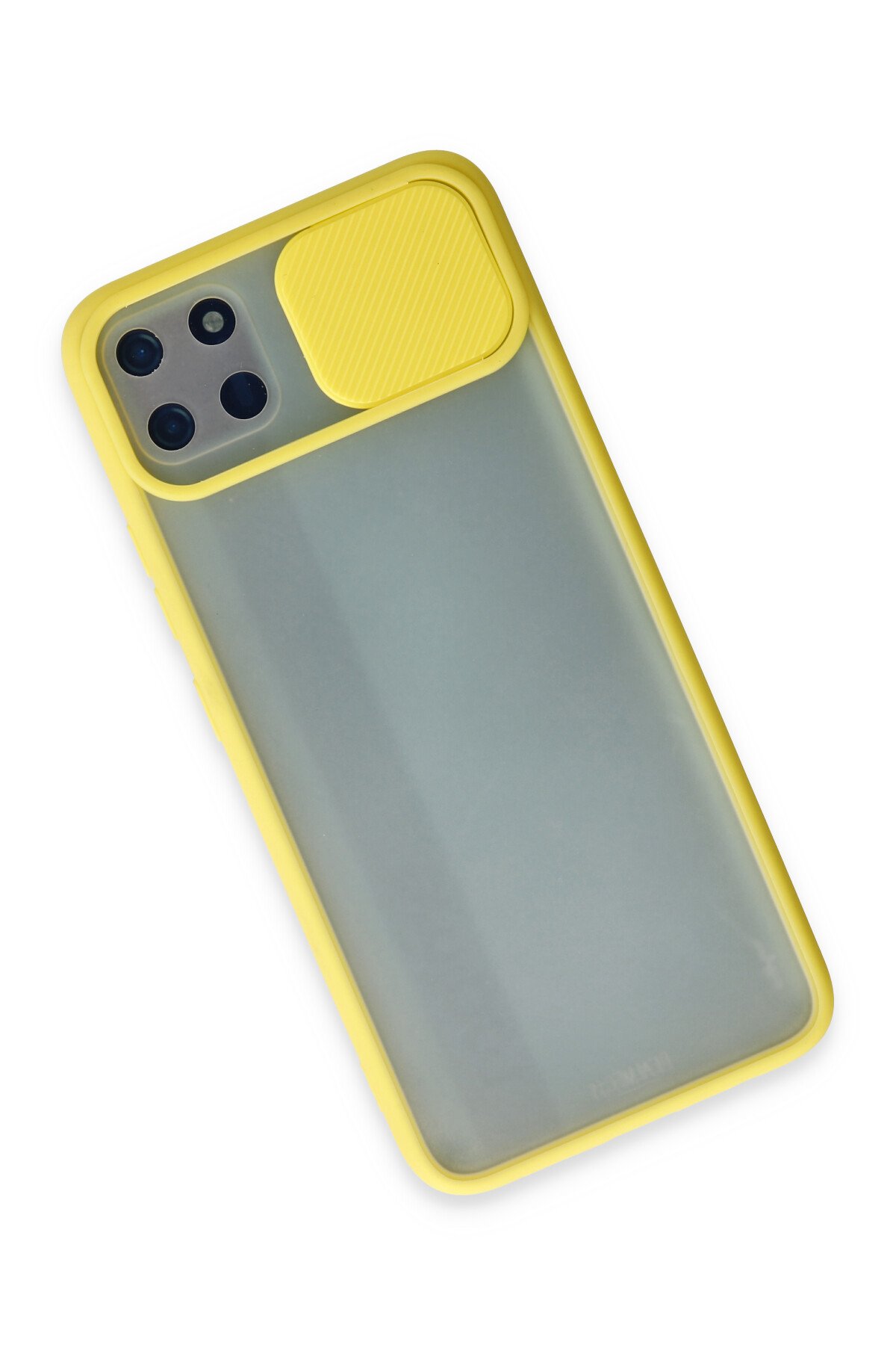 Newface Realme C11 Kılıf Gros Yüzüklü Silikon - Siyah