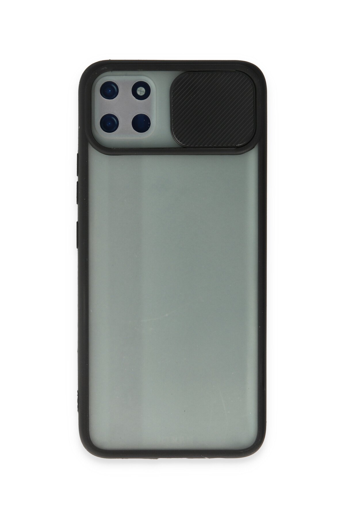 Newface Realme C11 Kılıf Nano içi Kadife Silikon - Mavi