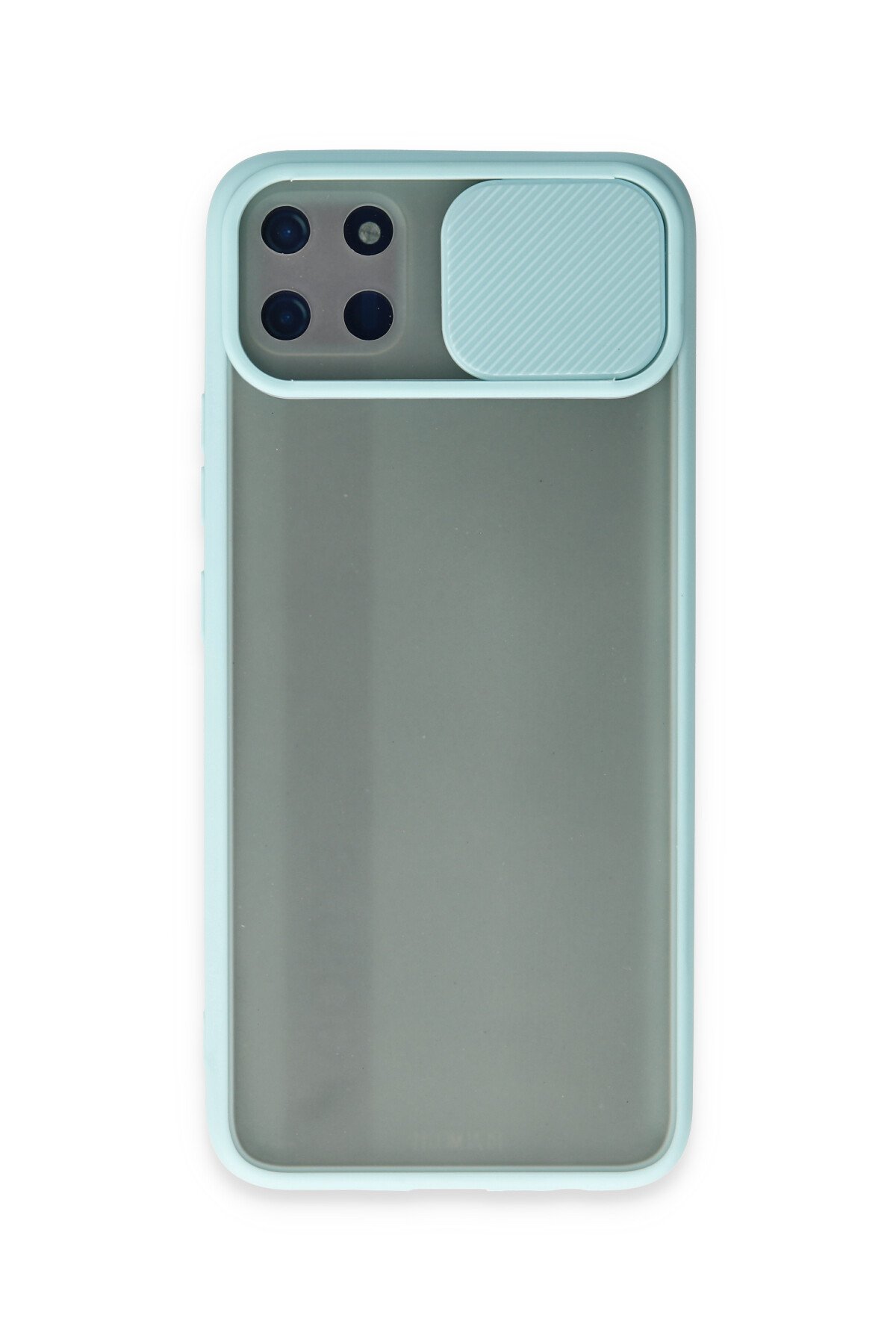 Newface Realme C11 Kılıf Nano içi Kadife  Silikon - Lacivert