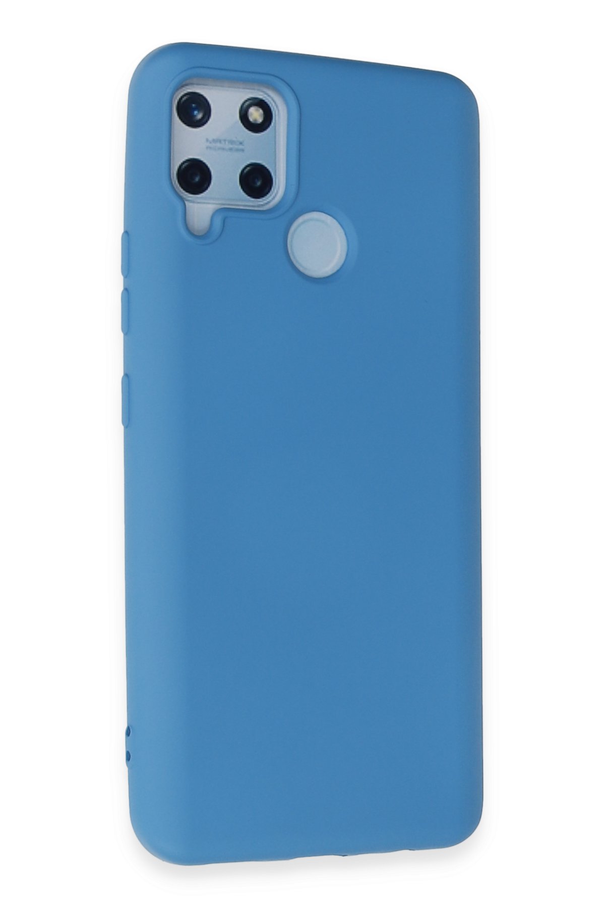 Newface Realme C15 Kılıf Platin Silikon - Yeşil