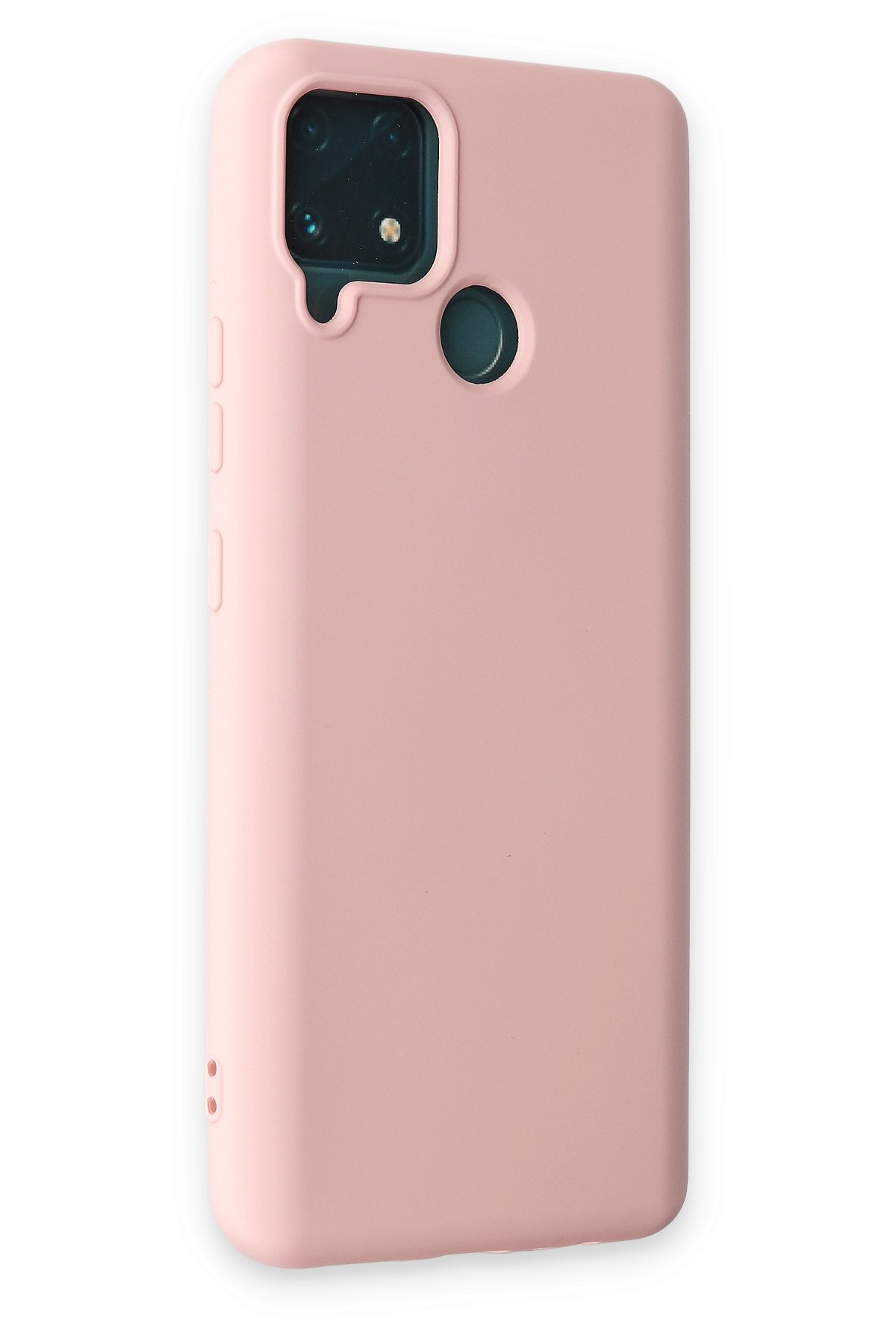 Newface Realme C15 Kılıf Platin Silikon - Sarı