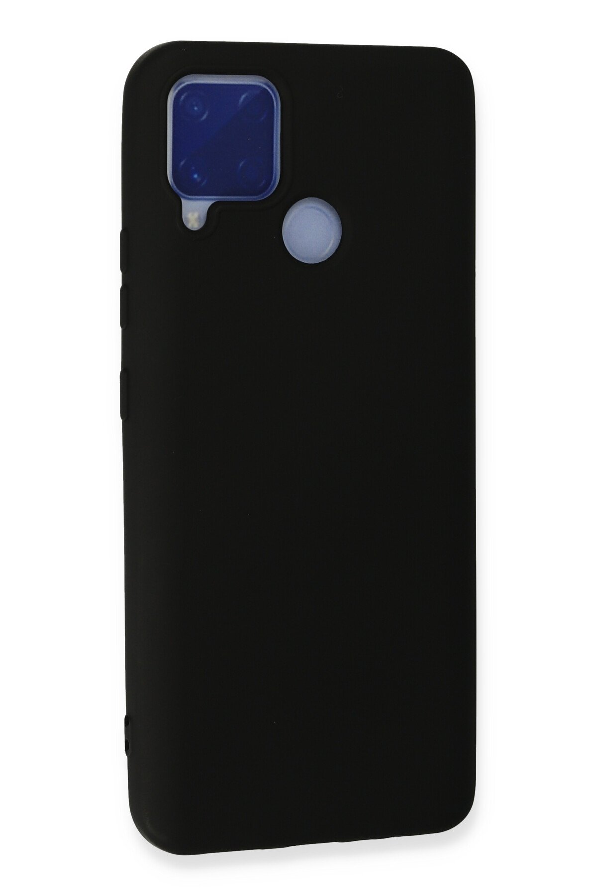 Newface Realme C15 Kılıf Platin Silikon - Mavi