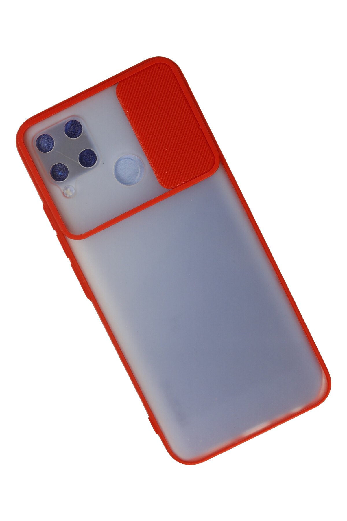 Newface Realme C15 Kılıf Nano içi Kadife Silikon - Buz Mavisi