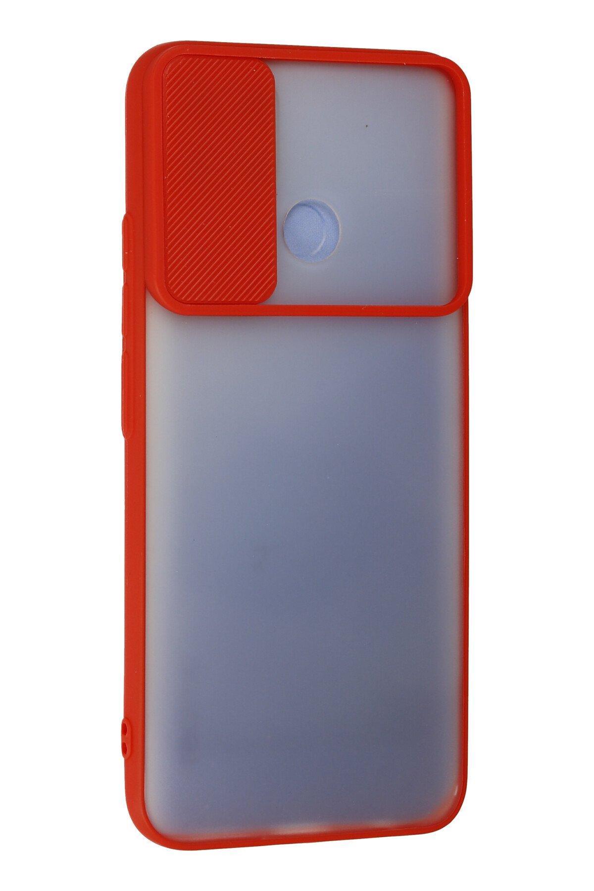 Newface Realme C15 Kılıf Nano içi Kadife Silikon - Buz Mavisi