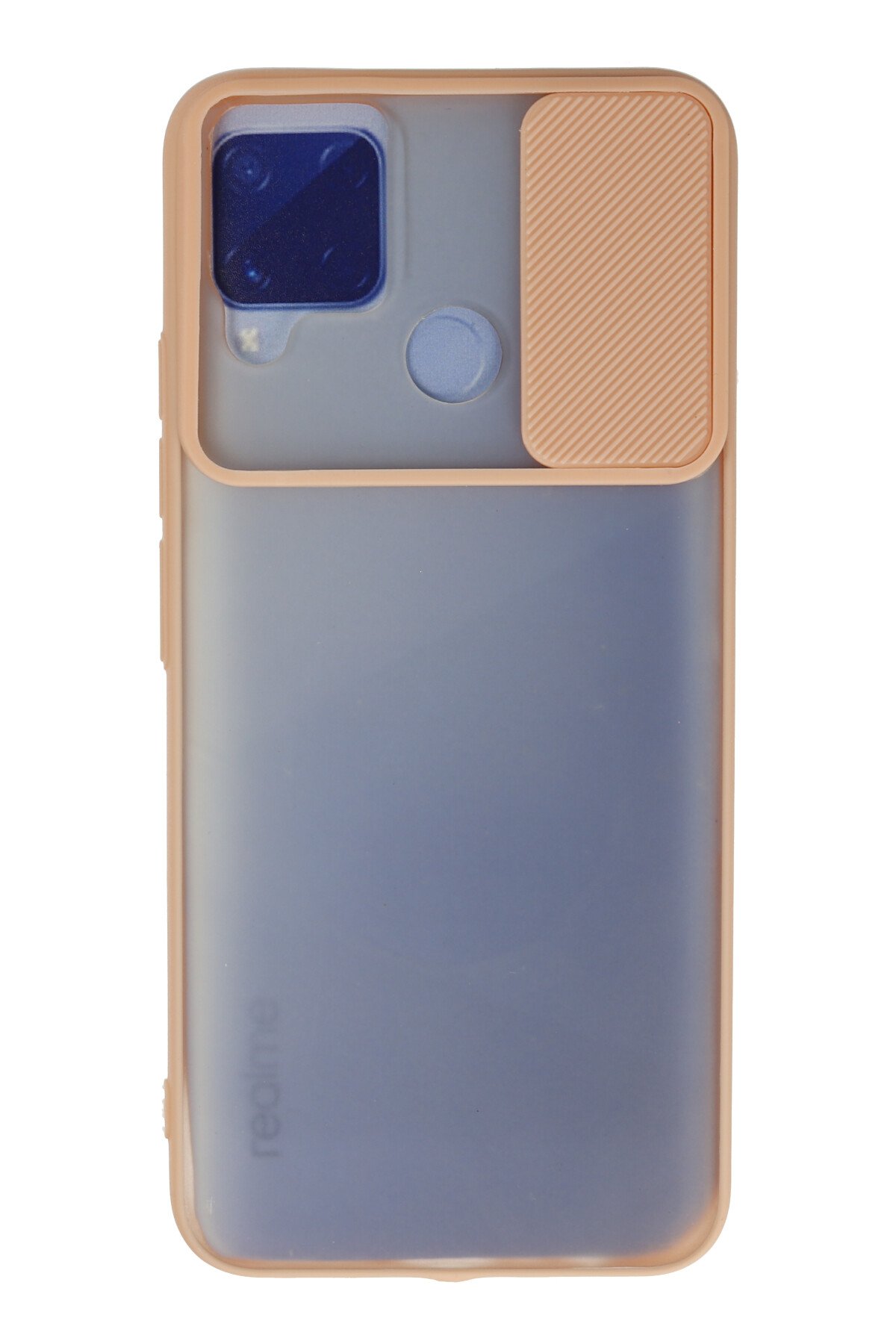 Newface Realme C15 Kılıf Platin Silikon - Lila