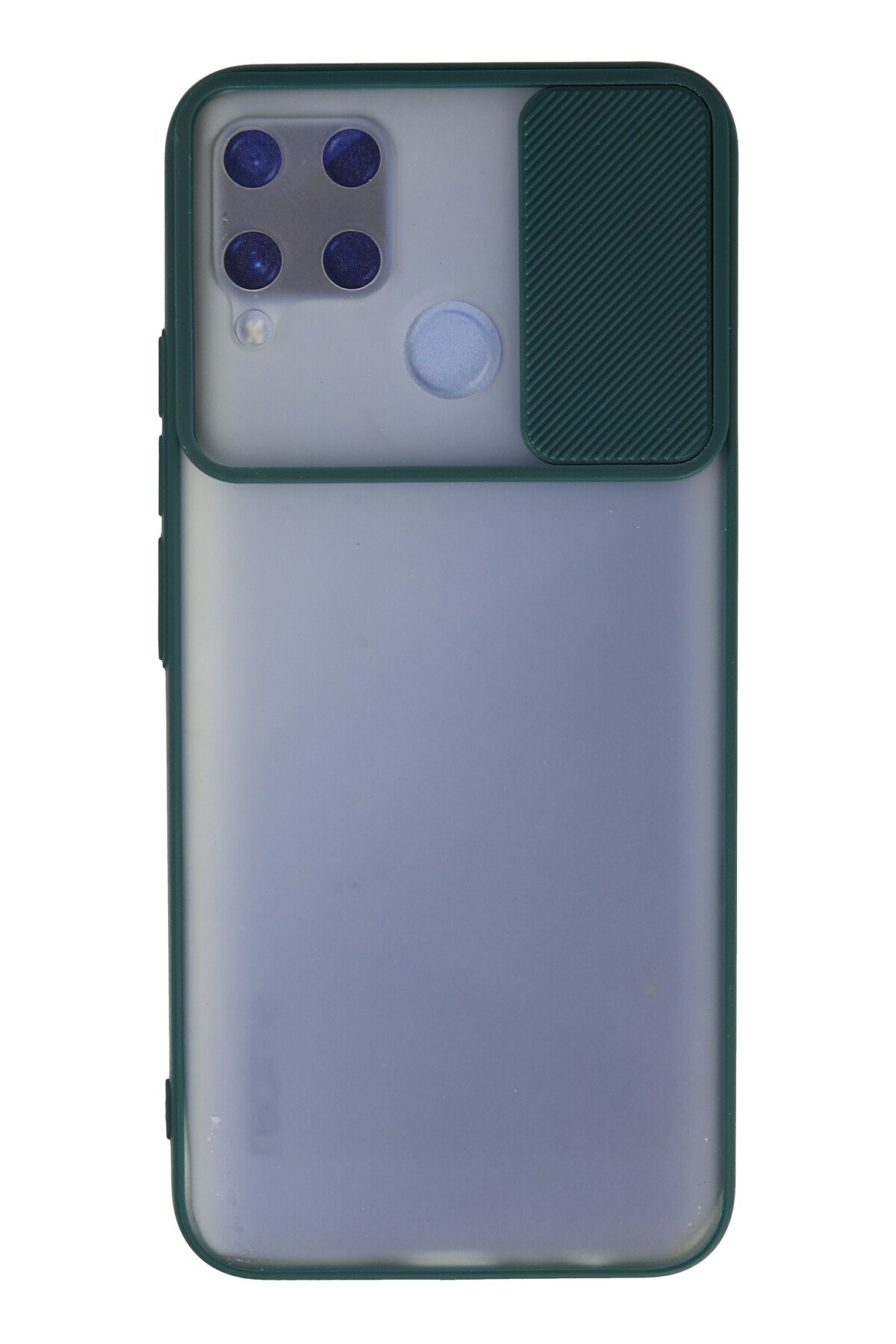Newface Realme C15 Kılıf Platin Silikon - Mavi