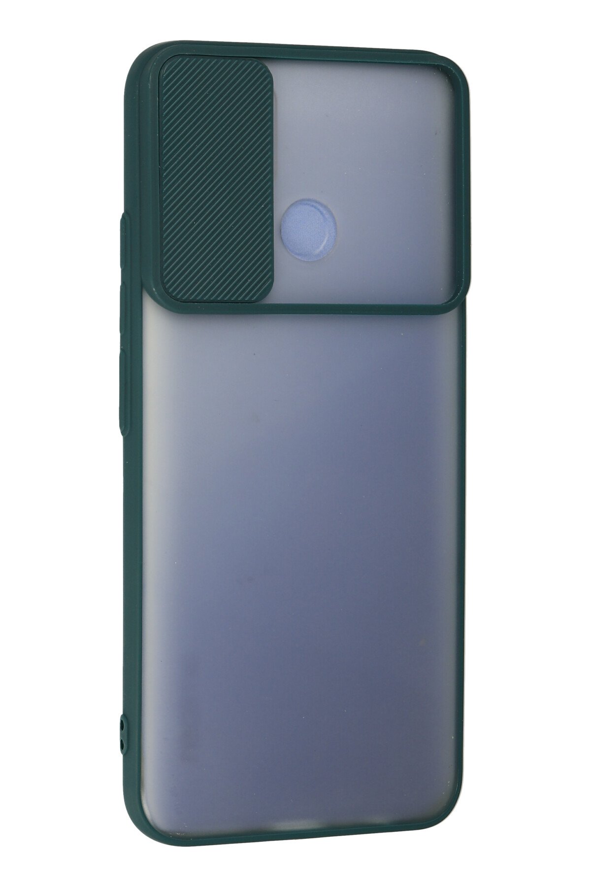 Newface Realme C15 Kılıf Platin Silikon - Yeşil