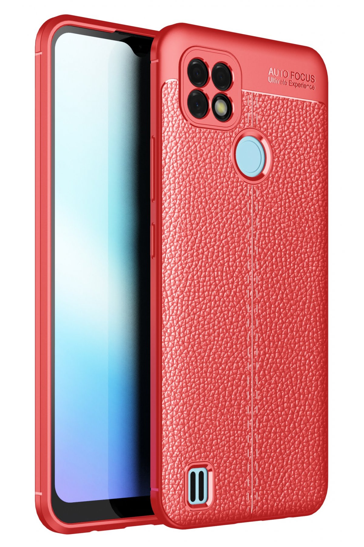 Newface Realme C21 Kılıf Nano içi Kadife Silikon - Pudra
